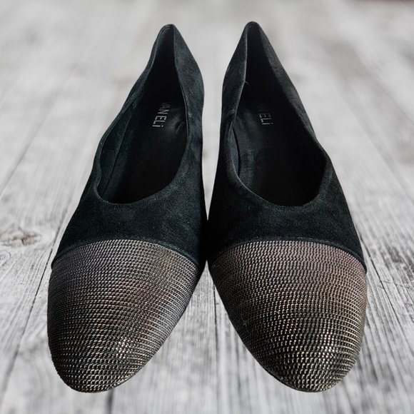 VANELI Soft Suede upper and Metal Chainlink Cap Toe Womans 8M - Picture 3 of 8